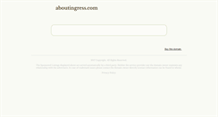 Desktop Screenshot of aboutingress.com